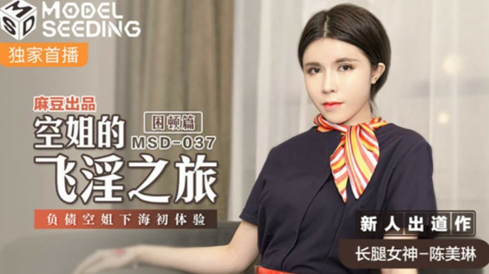 【负债空姐被迫营业】高海拔情欲服务！陈美琳绝顶升空初体验